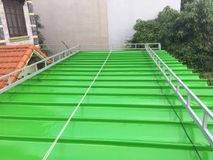 Tư vấn, lắp đặt mái xếp che hồ bơi đẹp