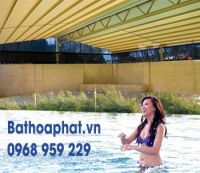 Tư vấn nên lắp mái xếp lượn sóng che hồ bơi hay không?