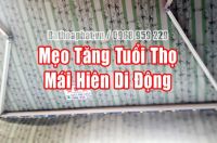 6 mẹo nhỏ giúp tăng tuổi thọ mái hiên di động ai cũng nên biết