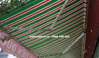 Thi công mái hiên, mái xếp kéo di động lượn sóng tại Thường Tín