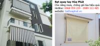 Bạt che nắng mưa quay tay Hòa Phát giá rẻ nhất Hà Nội